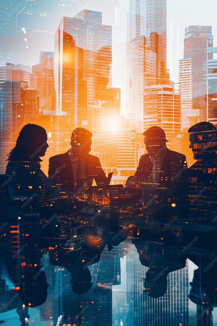 group-people-sitting-table-front-city-skyline_662214-443317